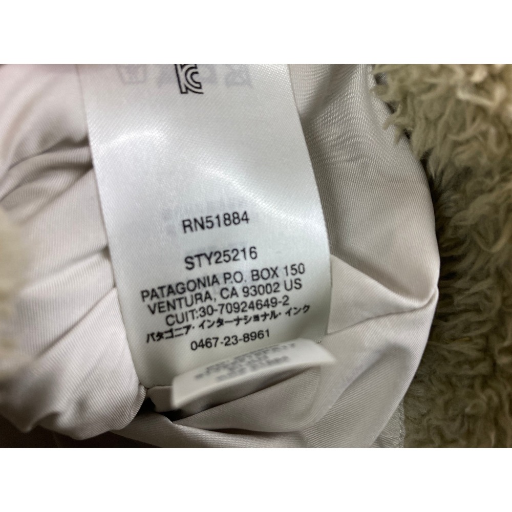 Patagonia Los Gatos Fleece Vest Women Sz S Khaki Zip Up Granola Preppy Teddy - Picture 7 of 9